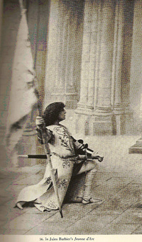 Bernhardt as Joan of Arc